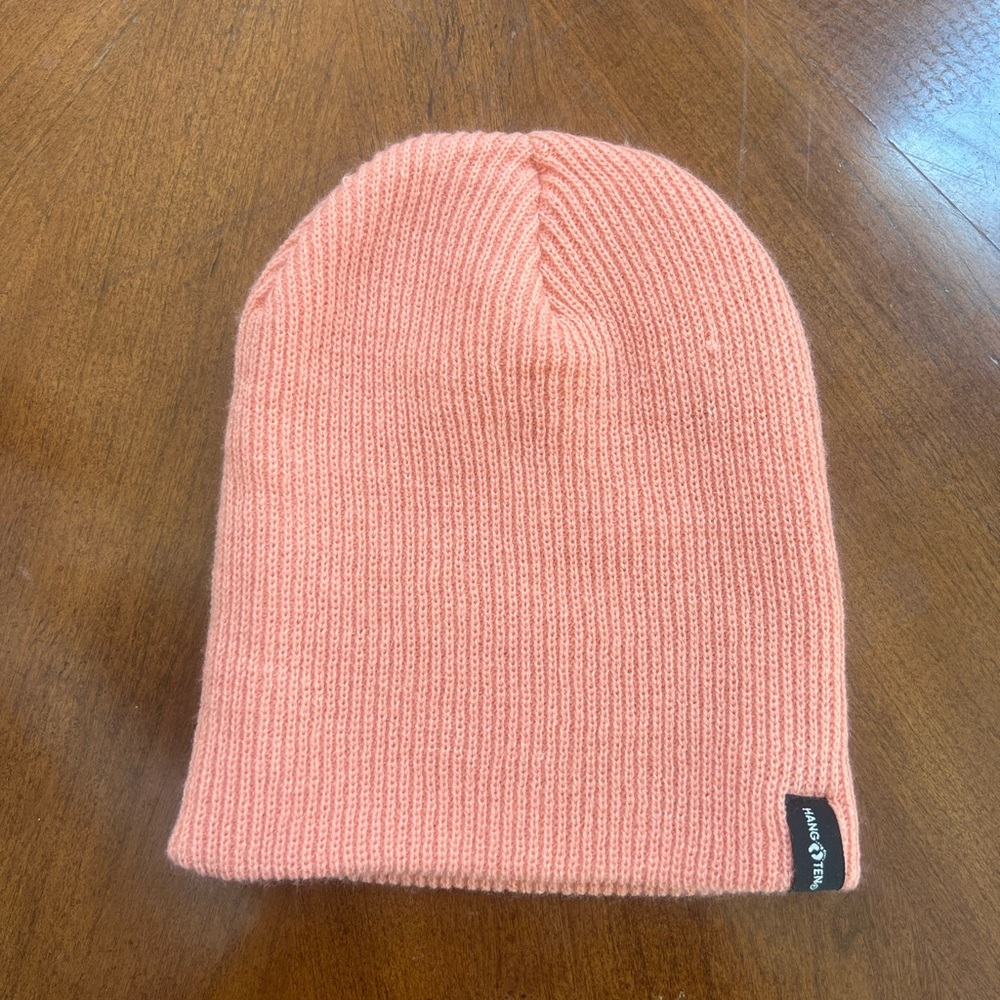 Hang Ten Coral Knit Beanie